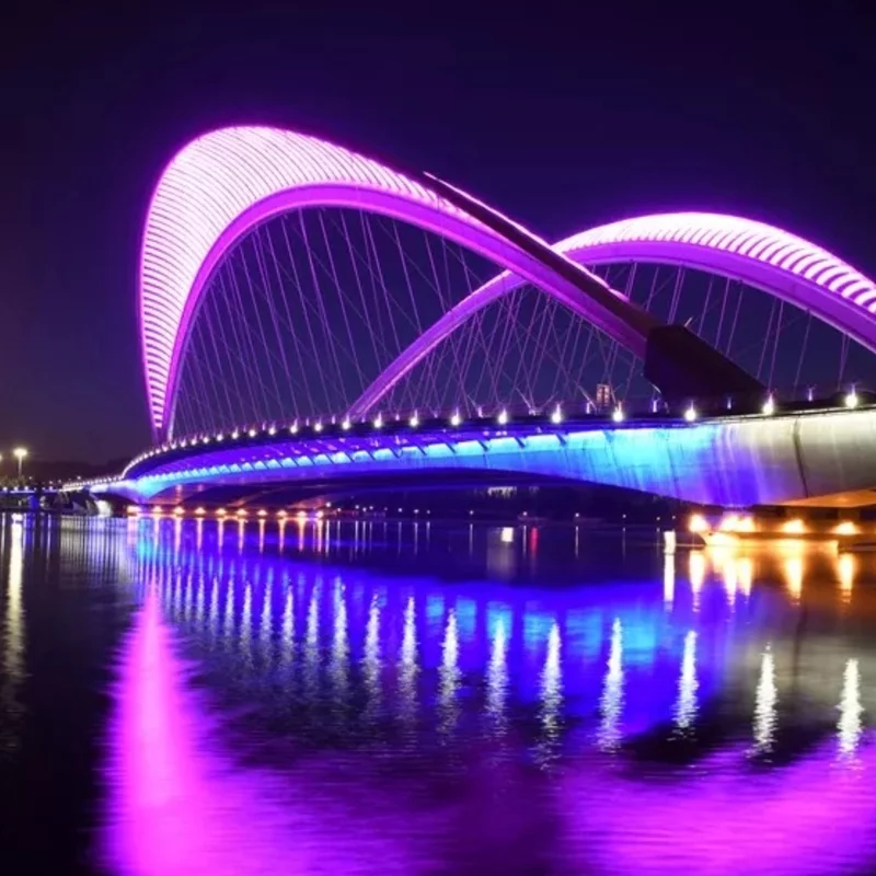 A Dazzling Journey Through Light and Shadow: LED Film Screen Project in Sichuan's Scenic Bridge