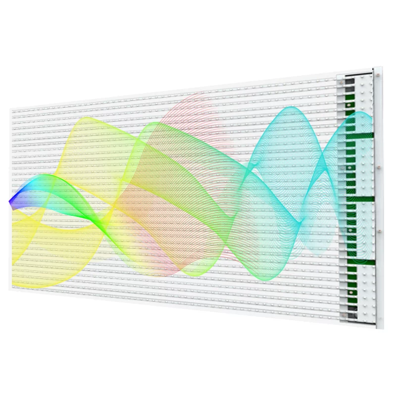 High Brightness Waterproof Transparent LED Video Wall Panel: P20 Outdoor Advertising Flexible Display Screen in Brazil