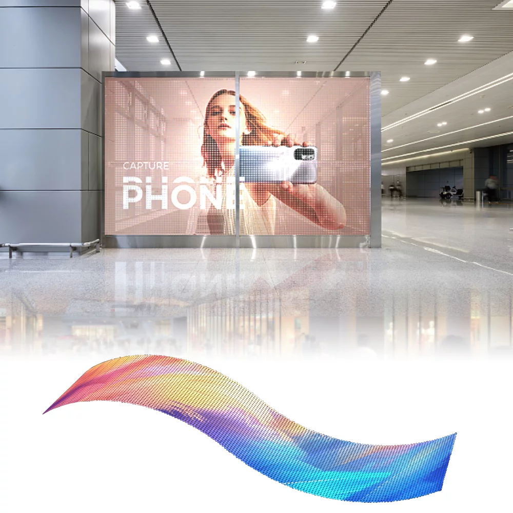 P3.91 Indoor Hologram LED Display Advertising Price & P6 3D Transparent LED Display for Glass Wall