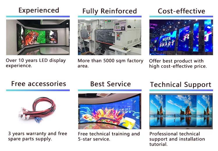 Wall-mounted Curved LED Screen P2.5 Outdoor Indoor LED Display Screen Wall Soft Module